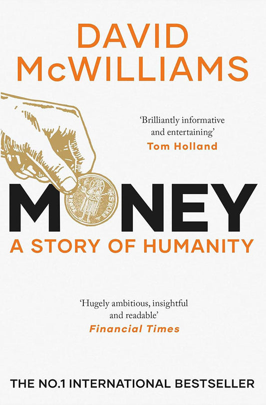 Book cover of Money: A Story of Humanity by David McWilliams at Wild and the Sage, Galle, Sri Lanka