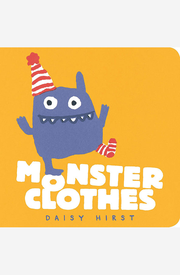 Book cover of Monster Clothes by Daisy Hirst at Wild and the Sage, Galle, Sri Lanka
