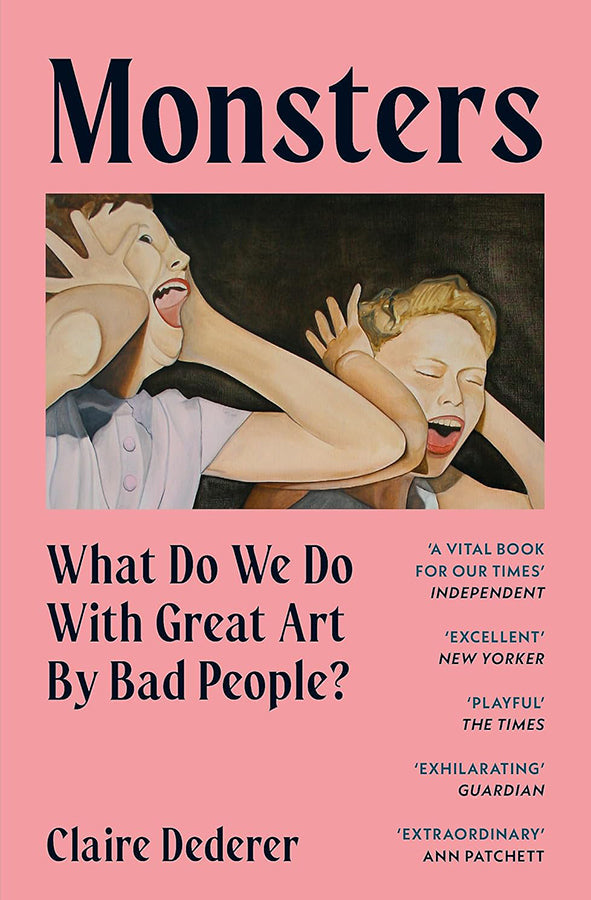 Book cover of Monsters: What Do We Do with Great Art by Bad People? by Claire Dederer at Wild and the Sage, Galle, Sri Lanka