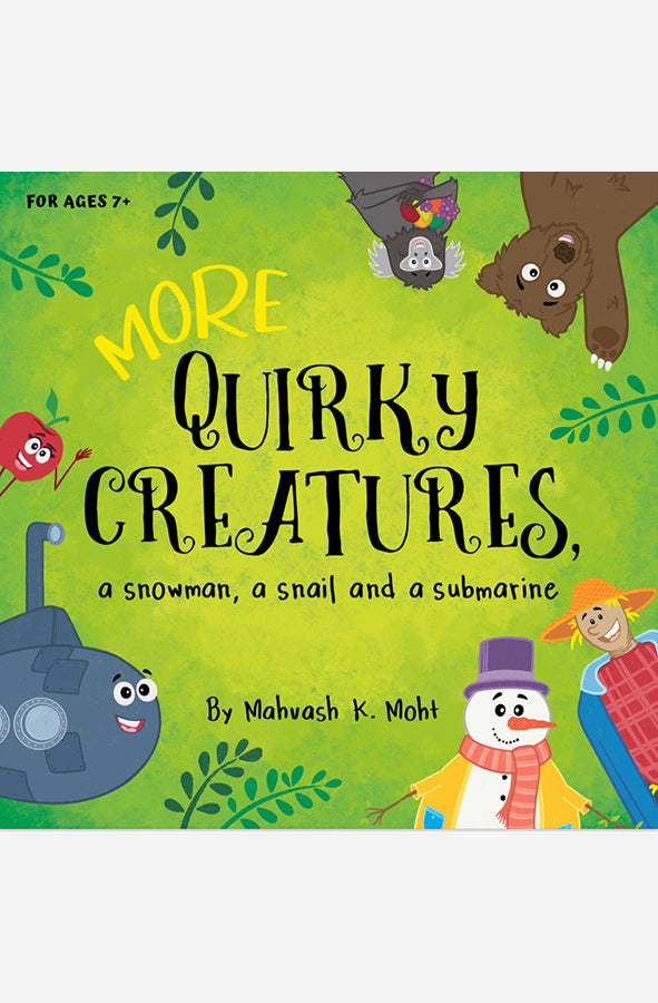 Book cover of More Quirky Creatures by Mahvash K Moht at Wild and the Sage, Galle, Sri Lanka