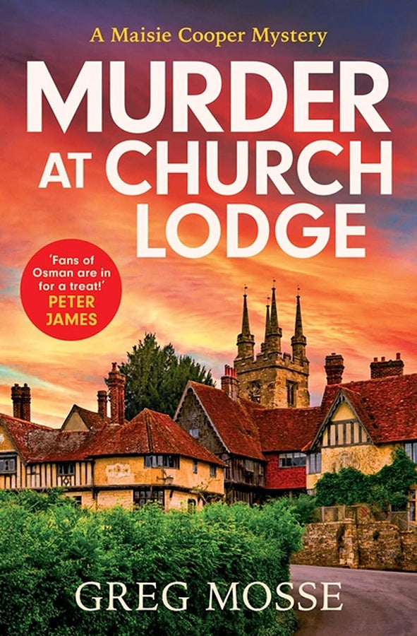 Book cover of Murder at Church Lodge by Greg Mosse at Wild and the Sage, Galle, Sri Lanka