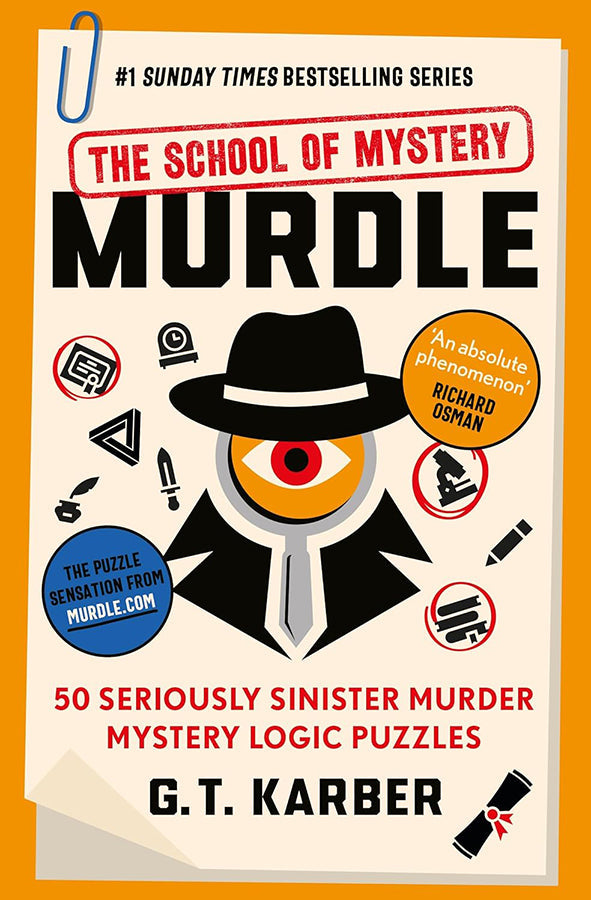 Book cover of Murdle: The School of Mystery by G. T. Karber at Wild and the Sage, Galle, Sri Lanka