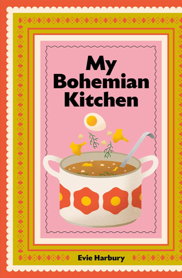Book cover of My Bohemian Kitchen by Evangeline Harbury at Wild and the Sage, Galle, Sri Lanka