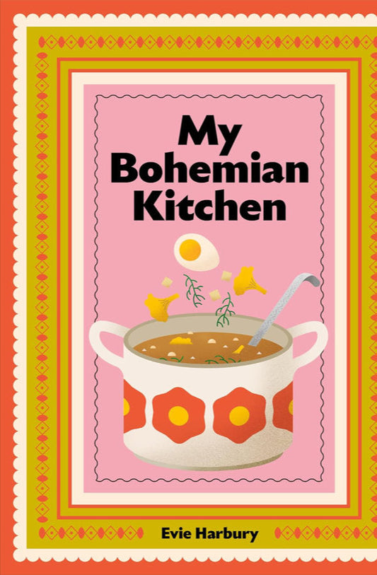 Book cover of My Bohemian Kitchen by Evangeline Harbury at Wild and the Sage, Galle, Sri Lanka