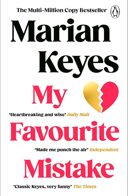 Book cover of My Favourite Mistake by Marian Keyes at Wild and the Sage, Galle, Sri Lanka