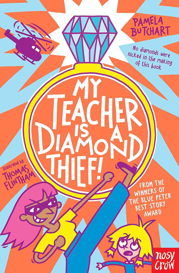 Book cover of My Teacher is a Diamond Thief! by Pamela Butchart at Wild and the Sage, Galle, Sri Lanka