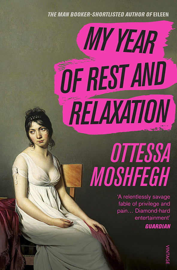 Book cover of My year of rest and relaxation by Ottessa Moshfegh at Wild and the Sage, Galle, Sri Lanka
