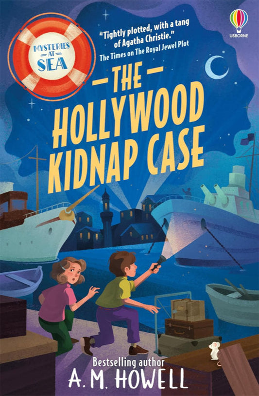 Book cover of Mysteries at Sea: The Hollywood Kidnap Case by A.M. Howell at Wild and the Sage, Galle, Sri Lanka