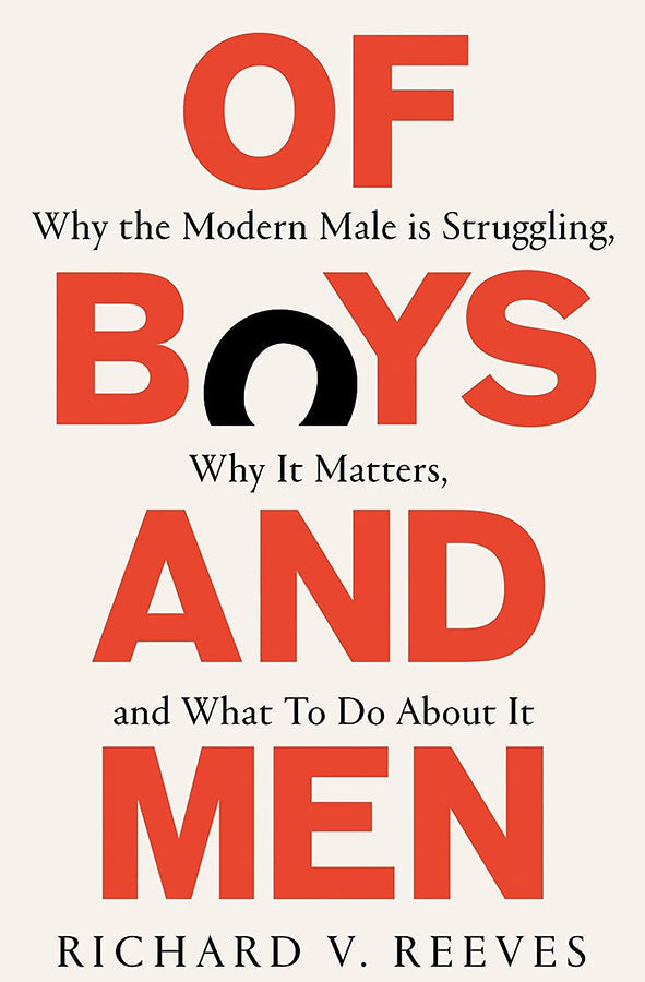 Book cover of Of Boys and Men by Richard V. Reeves at Wild and the Sage, Galle, Sri Lanka