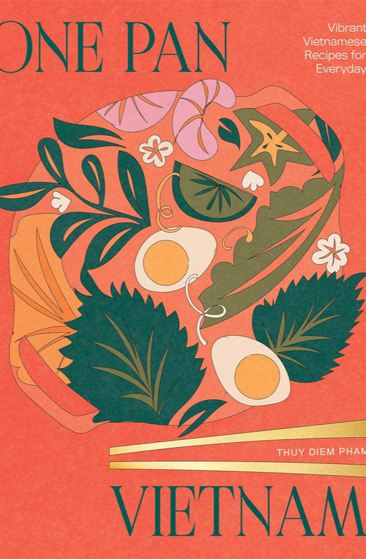 Book cover of One Pan Vietnam : Vibrant Vietnamese Recipes for Everyday by Thuy Diem Pham at Wild and the Sage, Galle, Sri Lanka