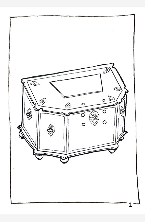 Book cover of Pettagama (Wooden Chest) Zine by Wild & the Sage at Wild and the Sage, Galle, Sri Lanka
