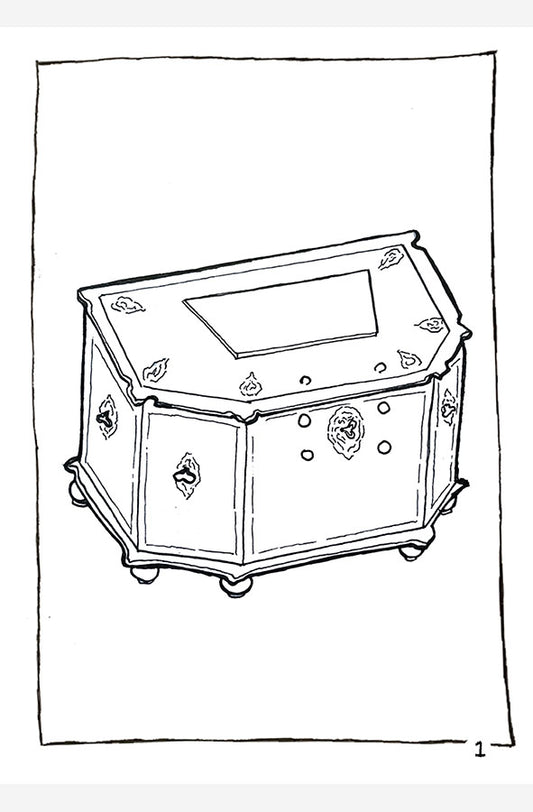 Book cover of Pettagama (Wooden Chest) Zine by Wild & the Sage at Wild and the Sage, Galle, Sri Lanka