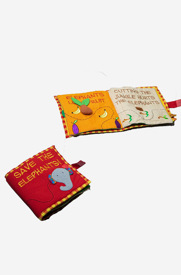 Book cover of Play Book - Save The Elephants by Selyn at Wild and the Sage, Galle, Sri Lanka