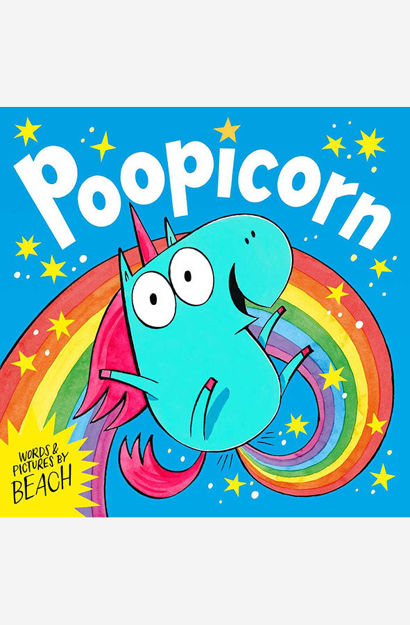 Book cover of Poopicorn by Beach at Wild and the Sage, Galle, Sri Lanka