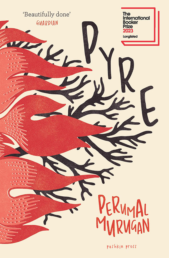 Book cover of Pyre by Perumal Murugan at Wild and the Sage, Galle, Sri Lanka
