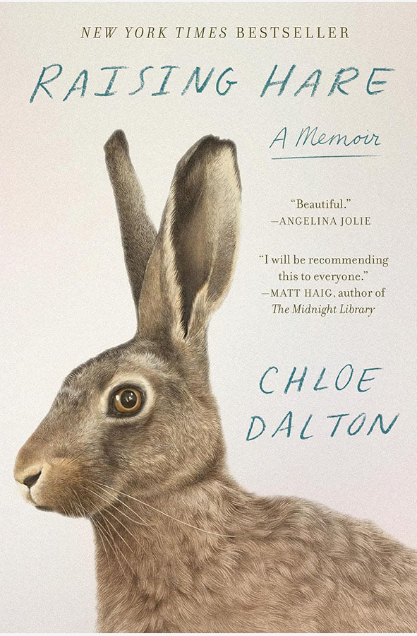 Book cover of Raising Hare : The heart-warming true story of an unlikely friendship by Chloe Dalton at Wild and the Sage, Galle, Sri Lanka