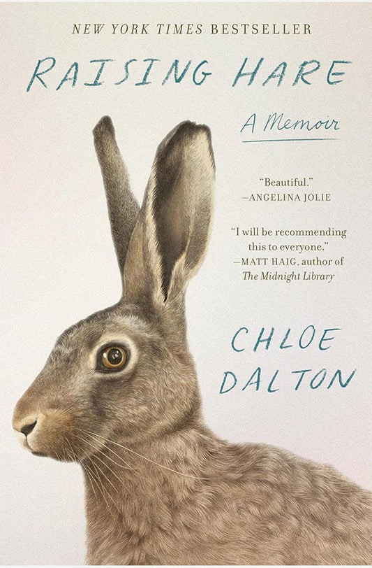 Book cover of Raising Hare : The heart-warming true story of an unlikely friendship by Chloe Dalton at Wild and the Sage, Galle, Sri Lanka