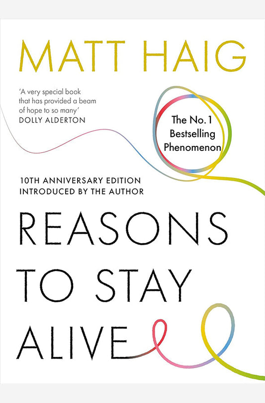 Book cover of Reasons to Stay Alive by Matt Haig at Wild and the Sage, Galle, Sri Lanka