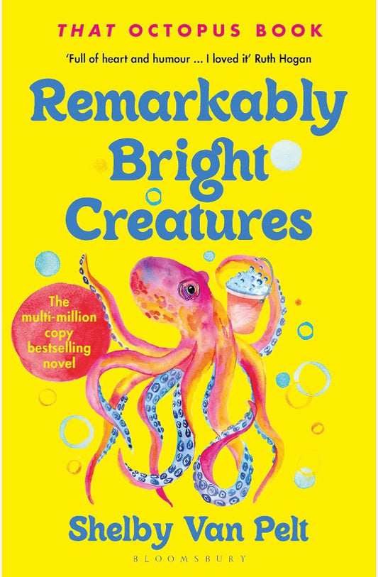 Book cover of Remarkably Bright Creatures by Shelby Van Pelt at Wild and the Sage, Galle, Sri Lanka