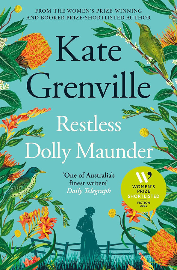Book cover of Restless Dolly Maunder by Kate Grenville at Wild and the Sage, Galle, Sri Lanka