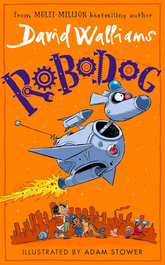Book cover of Robodog by David Walliams at Wild and the Sage, Galle, Sri Lanka