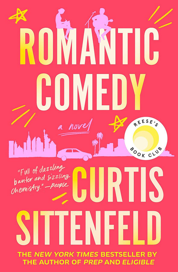 Book cover of Romantic Comedy by Curtis Sittenfeld at Wild and the Sage, Galle, Sri Lanka