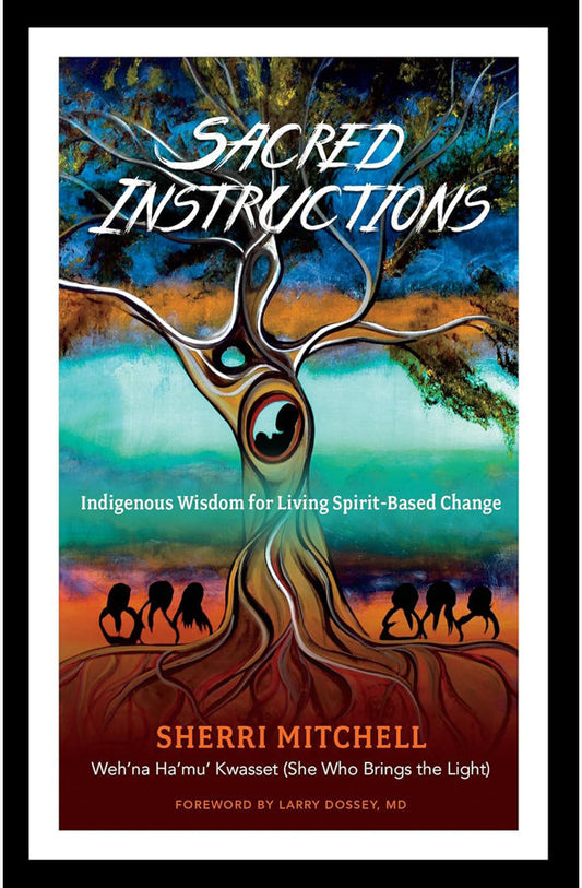 Book cover of Sacred Instructions by Sherri Mitchell at Wild and the Sage, Galle, Sri Lanka