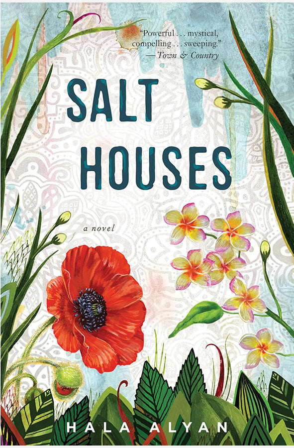 Book cover of Salt Houses by Hala Alyan at Wild and the Sage, Galle, Sri Lanka