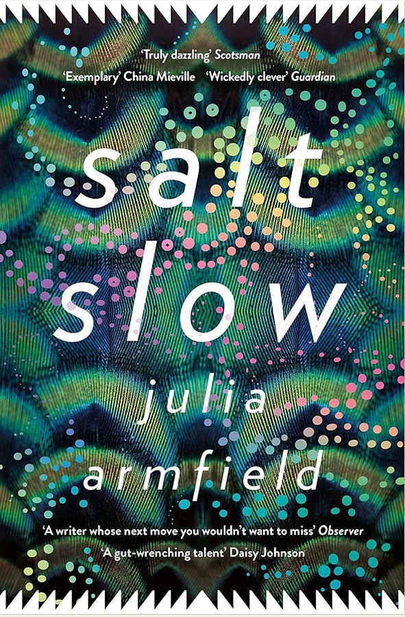 Book cover of Salt Slow by Julia Armfield at Wild and the Sage, Galle, Sri Lanka