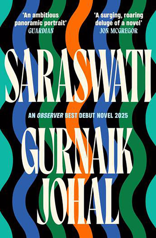 Book cover of Saraswati by Gurnaik Johal at Wild and the Sage, Galle, Sri Lanka