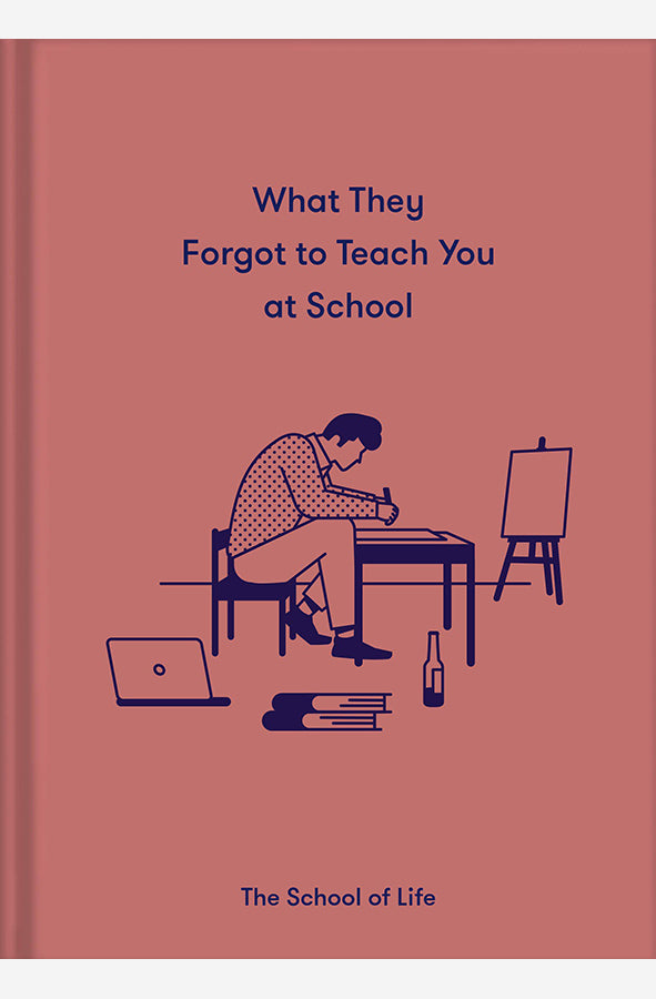 Book cover of School of Life: What They Forgot to Teach You in School by School of Life at Wild and the Sage, Galle, Sri Lanka