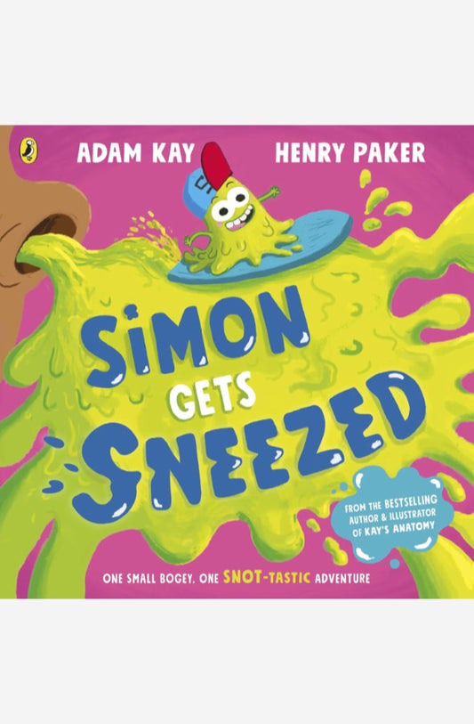 Book cover of Simon Gets Sneezed by Adam Kay  at Wild and the Sage, Galle, Sri Lanka