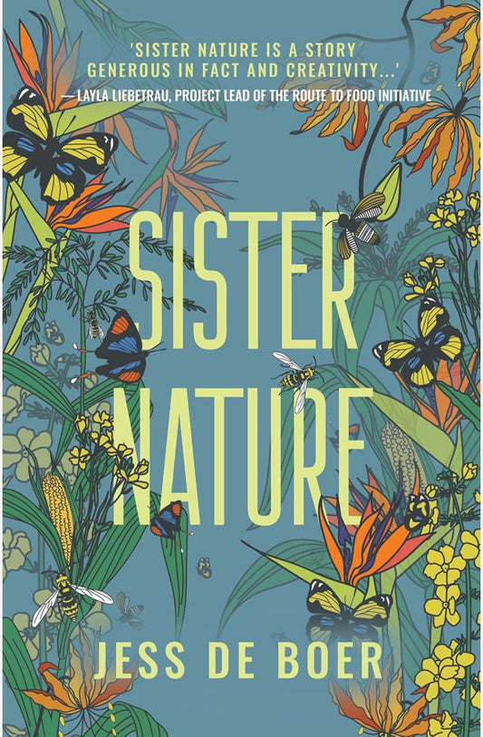Book cover of Sister Nature by Jess de Boer at Wild and the Sage, Galle, Sri Lanka