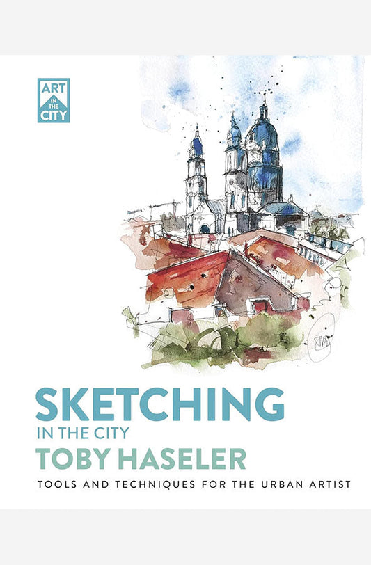Book cover of Sketching in the City by Toby Haseler at Wild and the Sage, Galle, Sri Lanka