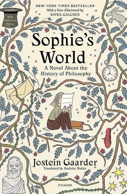 Book cover of Sophie's World : 20th Anniversary Edition by Jostein Gaarder at Wild and the Sage, Galle, Sri Lanka