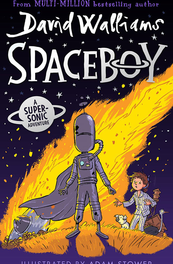 Book cover of Spaceboy by David Walliams at Wild and the Sage, Galle, Sri Lanka