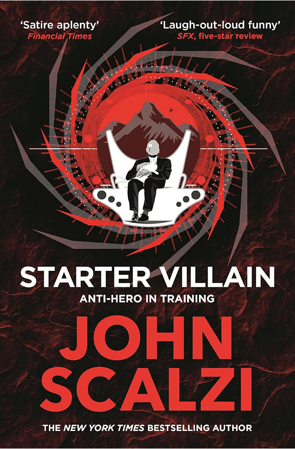 Book cover of Starter Villain by John Scalzi at Wild and the Sage, Galle, Sri Lanka