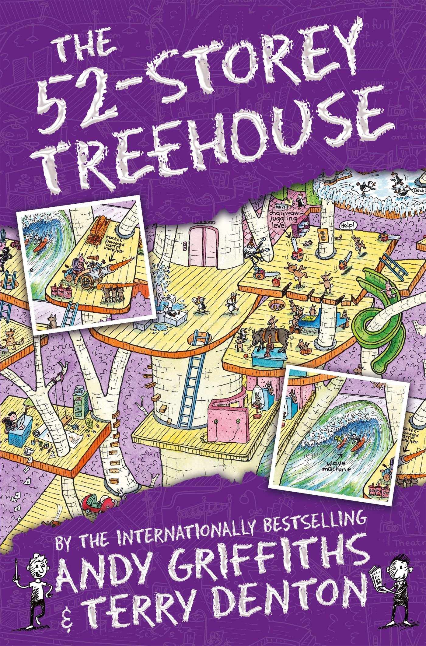 Book cover of The 52 Storey Treehouse by Andy Griffiths at Wild and the Sage, Galle, Sri Lanka