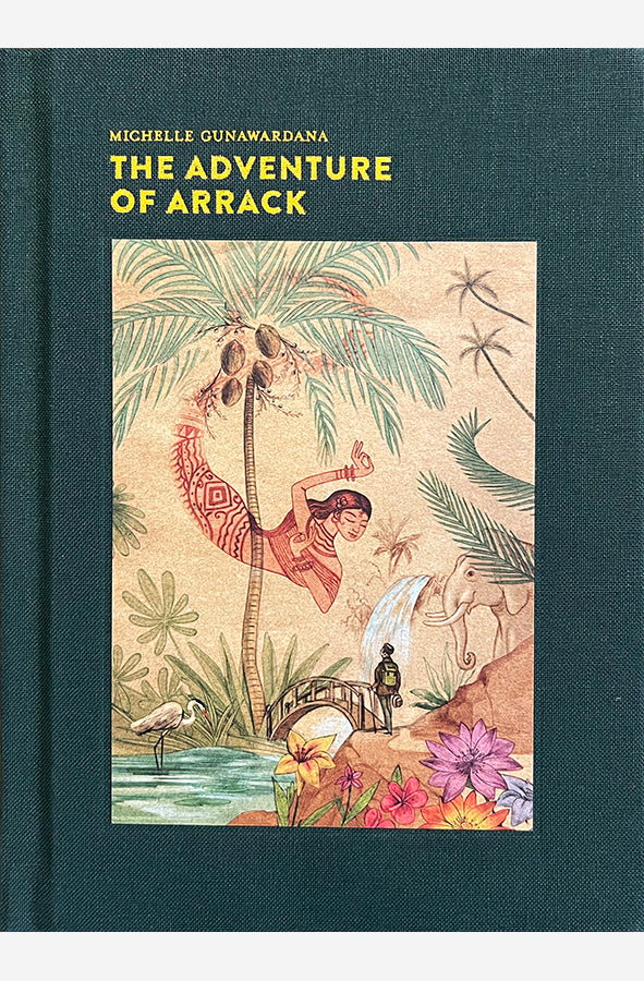 Book cover of The Adventure of Arrack by Michelle Gunawardana at Wild and the Sage, Galle, Sri Lanka