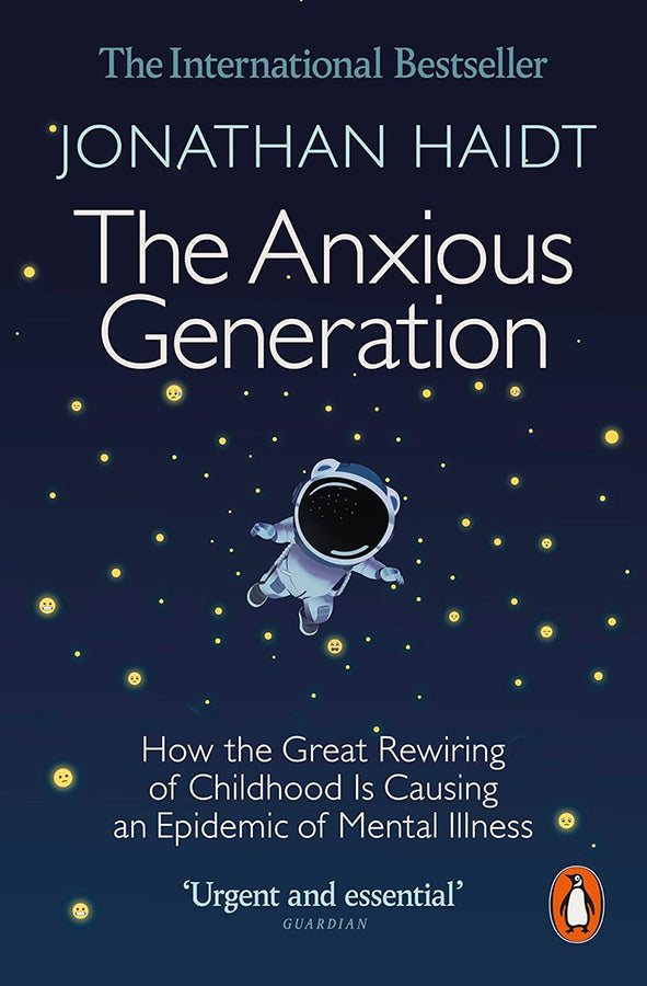 Book cover of The Anxious Generation by Jonathan Haidt at Wild and the Sage, Galle, Sri Lanka