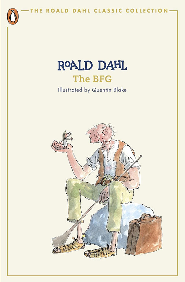 Book cover of The BFG: Illustrated by Quentin Blake by Roald Dahl at Wild and the Sage, Galle, Sri Lanka
