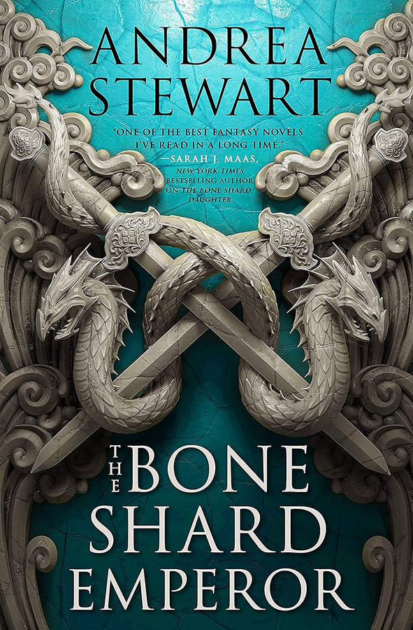 Book cover of The Bone Shard Emperor by Andrea Stewart at Wild and the Sage, Galle, Sri Lanka