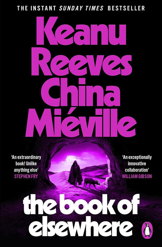 Book cover of The Book of Elsewhere by Keanu Reeves, China Mi√©ville at Wild and the Sage, Galle, Sri Lanka