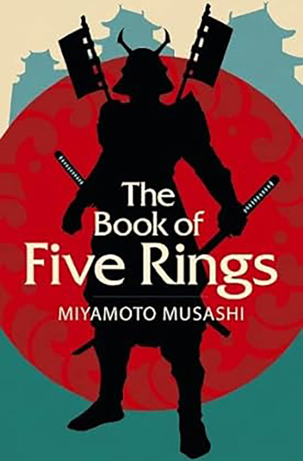 Book cover of The Book of Five Rings by Miyamoto Musashi at Wild and the Sage, Galle, Sri Lanka