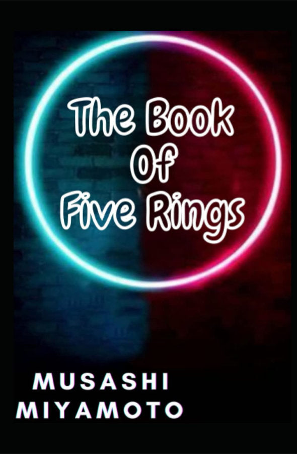 Book cover of The Book of Five Rings by Musashi Miyamoto at Wild and the Sage, Galle, Sri Lanka