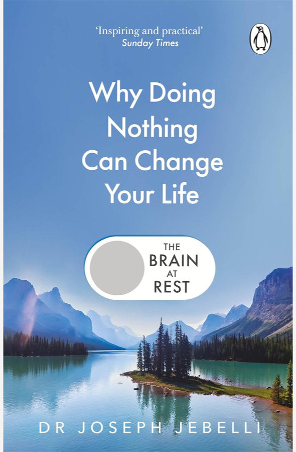 Book cover of The Brain at Rest : Why doing nothing can change your life by Joseph Jebelli at Wild and the Sage, Galle, Sri Lanka