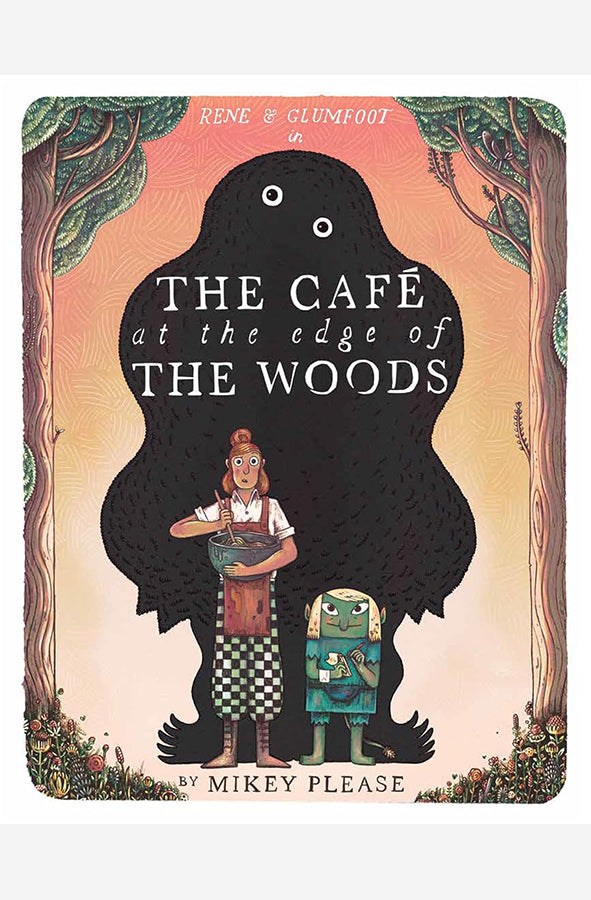Book cover of The Cafe at the Edge of the Woods by Mikey Please at Wild and the Sage, Galle, Sri Lanka