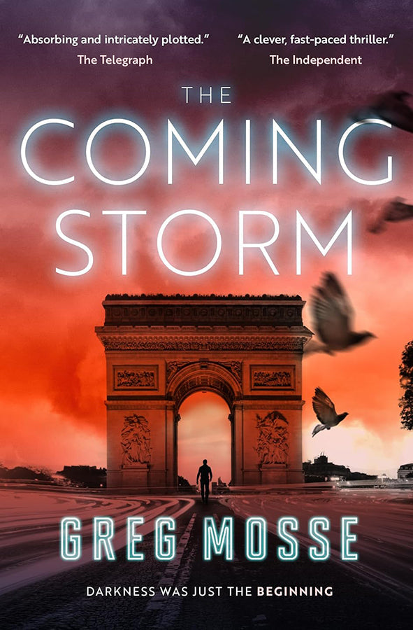 Book cover of The Coming Storm by Greg Mosse at Wild and the Sage, Galle, Sri Lanka