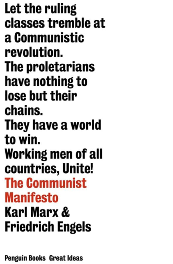 Book cover of The Communist Manifesto by Karl Marx at Wild and the Sage, Galle, Sri Lanka
