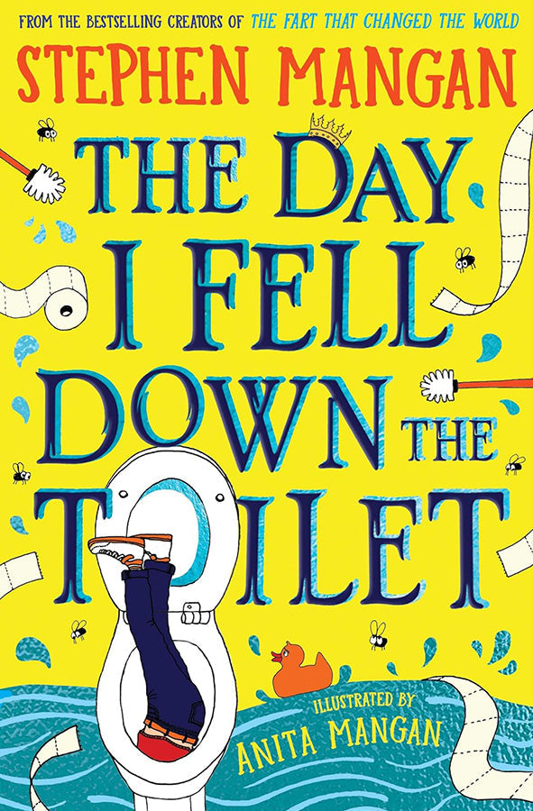 Book cover of The Day I Fell Down the Toilet by Stephen Mangan at Wild and the Sage, Galle, Sri Lanka
